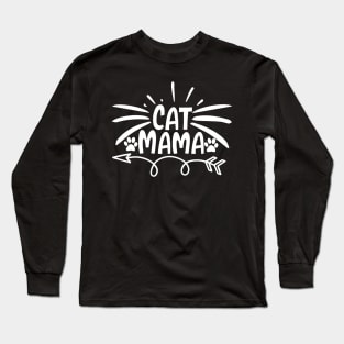 Cat Mama Long Sleeve T-Shirt